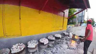 Traditional wood-fired Jamaican pudding at The Pudding Man in Priory